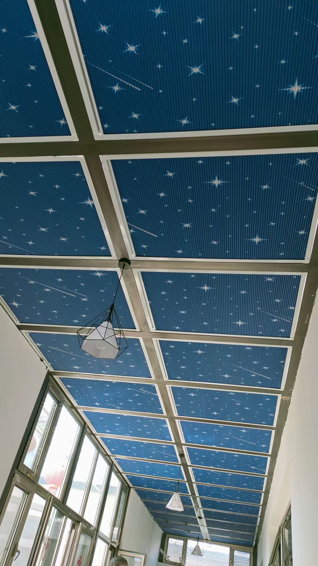 星空图案蜂巢帘